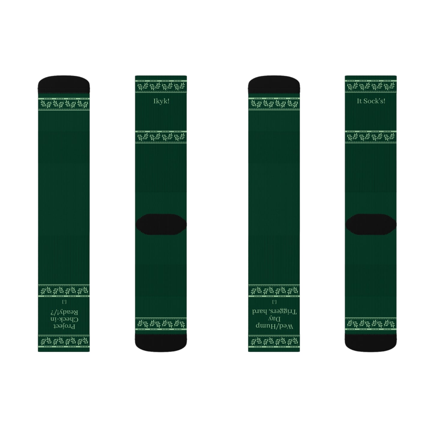 "Wed/Hump Day Hustle" Socks - Project Overview and Detailed Product Specification (Top Secret Wednesday Workflow Wizardry)
