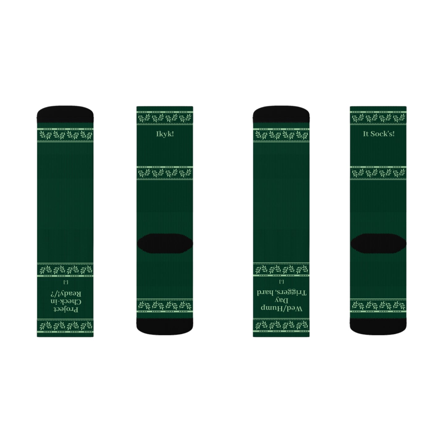 "Wed/Hump Day Hustle" Socks - Project Overview and Detailed Product Specification (Top Secret Wednesday Workflow Wizardry)