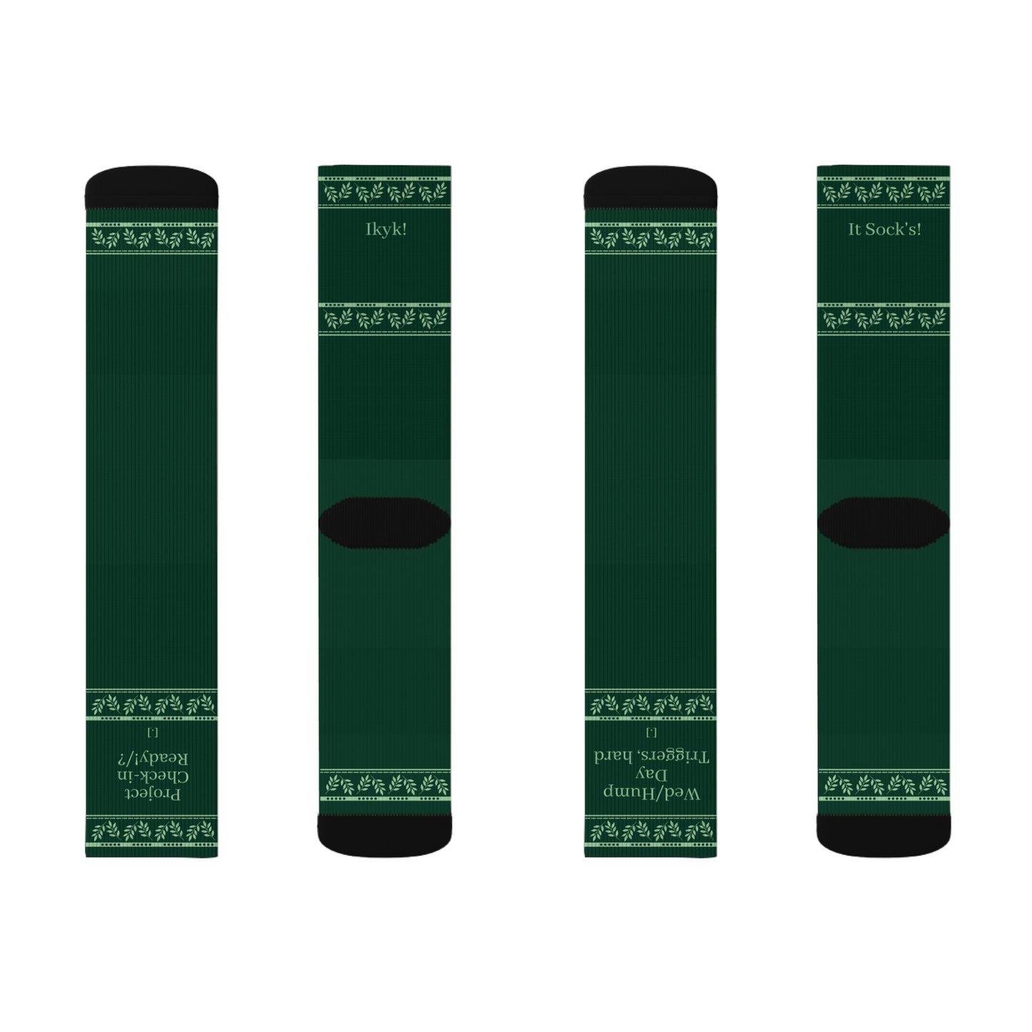 "Wed/Hump Day Hustle" Socks - Project Overview and Detailed Product Specification (Top Secret Wednesday Workflow Wizardry)
